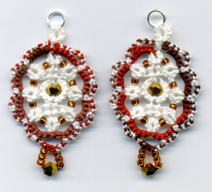 oval earrings by Jane Eborall